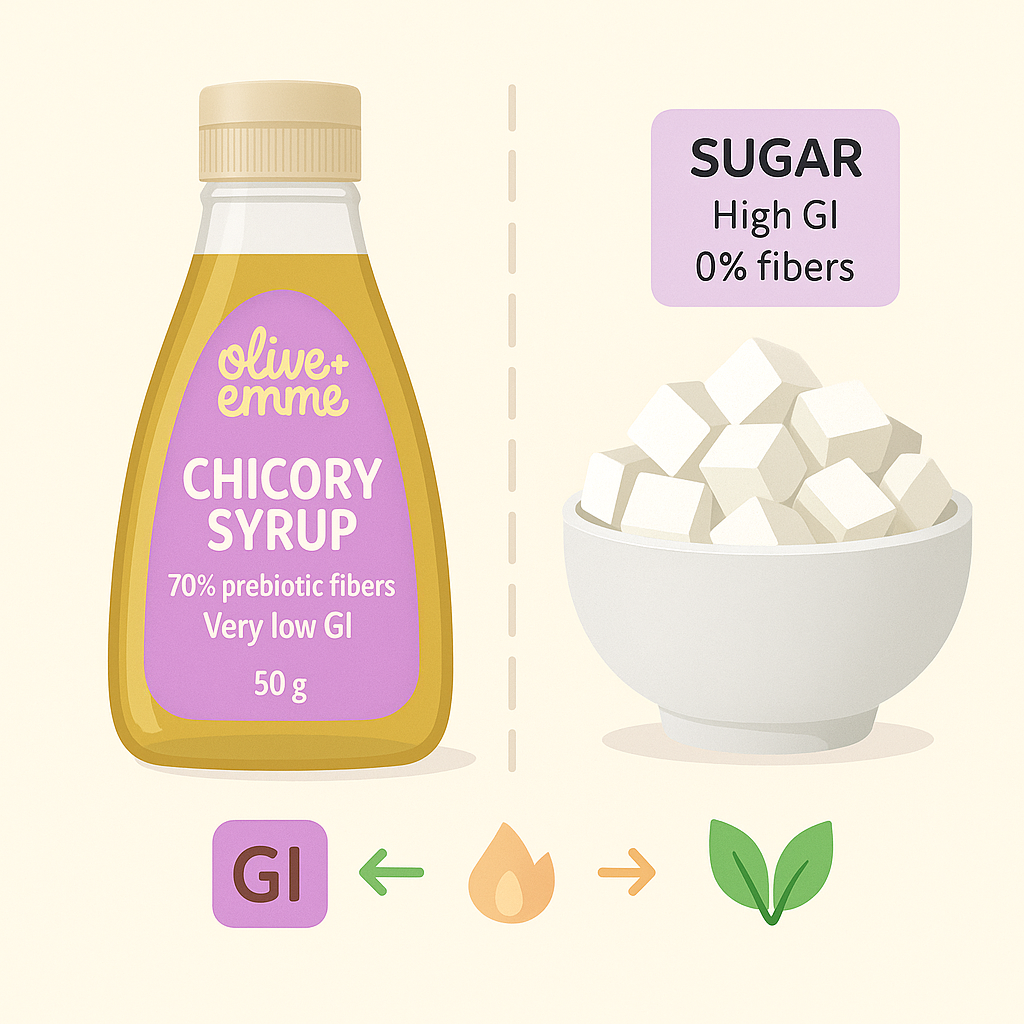🥄 Sirop de chicorée vs sucre classique : le match santé
